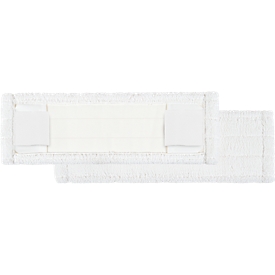 Microvezelmop Perfect White, breedte 400 mm, m. pockets en flappen