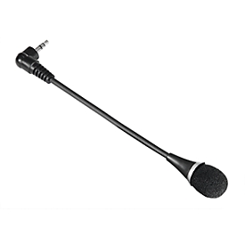 Mikrofon für PC Hama, VoIP/Spracherkennung, Plug & Play für jede Soundkarte,- 62 dB +/-3 dB, schwarz