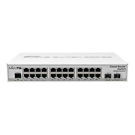 MikroTik Cloud Router Switch CRS326-24G-2S+IN - Switch - managed - 24 x 10/100/1000 + 2 x SFP+ - Desktop