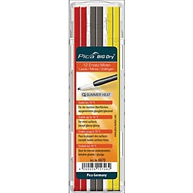 Minenset Pica BIG-Dry 4x gelb/4x rot/4x graphit b.70Grad stabil 12