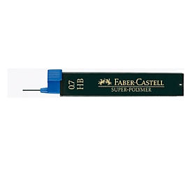 Mines fines Faber-Castell, HB, 0,7 mm