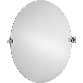 Miroir acrylique, ovale, épaisseur 3 mm,