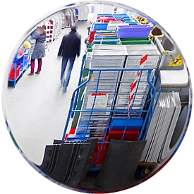Miroir de sécurité et de surveillance rond, pour l'intérieur, Ø 400 mm, 2 kg