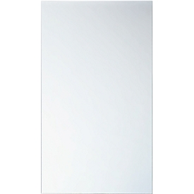 Miroir métallique C+P pour portes en acier et décoratives, env. H 200 x L 115 mm