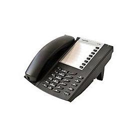 Mitel 6710a - Telefon mit Schnur - holzkohlefarben