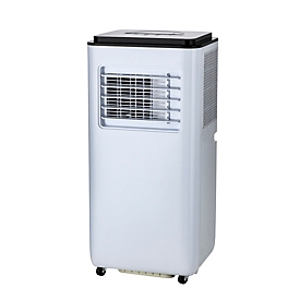 Mobiele airconditioner exquisit CM 30900, 4-in-1, tot 2,6 kW koelvermogen, max. 270 m³/h, tot 18 m², ontvochtiging tot 24 l/dag, timerfunctie, wit