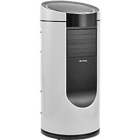 Mobiele airconditioner FRESCO 900W, 2-in-1, tot 2,6 kW koelvermogen, max. 380 m³/h, tot 30 m², ontvochtiging tot 25 l/dag, WiFi, timerfunctie, zwart-wit
