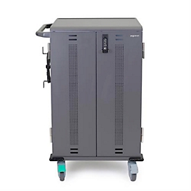 Mobiele oplaadwagen ergotron® YES35, max. 36 tablets &amp; Chromebooks of 24 laptops tot 14", verstelbare rekken, B 640 x D 730 x H 1060 mm