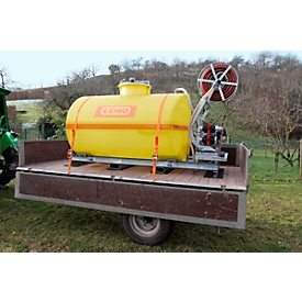 Mobiles Bewässerungssystem BWS 500 CEMO, aus GFK, L 2060 x B 1220 x H 1040 mm,  Dom ø 360 mm,  1000 Liter