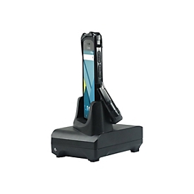 Mobilis 065003 - Housse - Noir - Zebra - Polyuréthane thermoplastique (TPU) - TC51/52/56/57 - 44 g