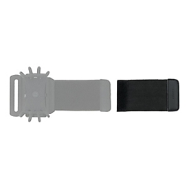 Mobilis Armbanderweiterung für Armband - elastisch, 140 x 75 mm - Schwarz (Packung mit 10)