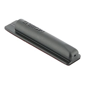 Mobilis - Halter für Stift - selbstklebend - Schwarz (Packung mit 10)