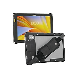 Mobilis PROTECH - Hintere Abdeckung für Tablet - widerstandsfähig - mit Handgurt - Schwarz - 10" - für Zebra ET40 (10 Zoll, 10.1 Zoll)