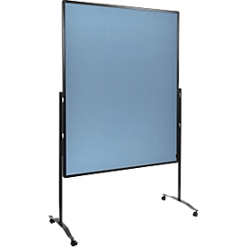 Moderationswand Legamaster PREMIUM PLUS mobile, Textil, blaugrau