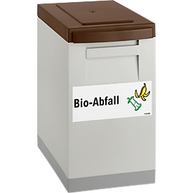 Modul-Sammelbox WSB grau, Deckel braun