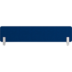 Modus tafelbladwand, met adapter, 25 mm dik, B 1800 x H 600 mm, donkerblauw