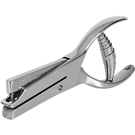 moedel punch pliers, round hole punching with Ø 3 mm, jaw depth 50 mm, L 145 mm, nickel-plated steel, silver