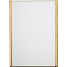Moedel Wandschild LMH, DIN A4, Holz- und Aluminiumrahmen, Bronze eloxiert, Klebe- oder Schraubmontage, B 221,5 x H 299,5 mm, bronze/Ahorn