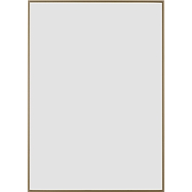 moedel Wandschild Madrid, DIN A4, Hochformat, Bronze eloxiert, Klebe- oder Schraubmontage, B 212,5 x H 299,5 mm, mit Einleger, bronze