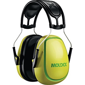 MOLDEX gehoorbescherming M4 611001, EN 352-1, SNR 30 dB, platte capsules, geel
