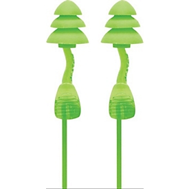 MOLDEX Tampons auriculaires Twisters Trio Cord 645101, EN 352-2, SNR 33 dB, réutilisables, avec cordelette, 50 paires