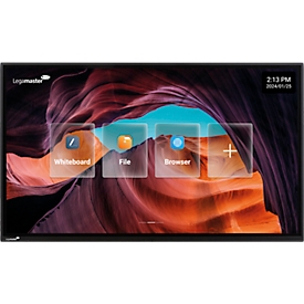 Moniteur professionnel Legamaster EXPLORE2 EXP-7510 EU, 75', sans système d'exploitation, 4K UHD 3840 x 2160 px, fonction tactile intuitive, HDMI/USB