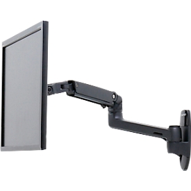 Monitor wall arm Ergotron LX, up to 34", up to 11.3 kg, tilt and swivel, VESA, black