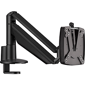 Monitorarm Novus CLU I C, für 1 Monitor bis 7 kg, mit Tischbefestigung, neig/schwenk/höhenverstellbar, schwarz