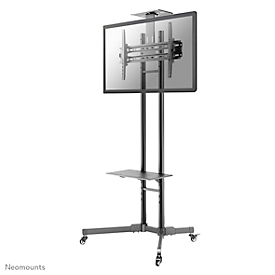 Monitorstandaard Neomounts® by Newstar NM-M1700BLACK, verrijdbaar, voor 1 flatscreen tot 75"/tot 50 kg, in hoogte/diepte verstelbaar, kabelgeleiding, zwart