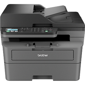 Monolaser Multifunktionsdrucker Brother MFC-L2827DWXL, 4 in 1, USB/LAN/WLAN, Auto-Duplex/Mobildruck, bis A4, inkl. 2 Tonern