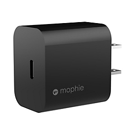 mophie Netzteil - 20 Watt (24 pin USB-C) - Schwarz