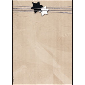 Motiefpapier Sigel "Christmas Wrapping", voor Kerstmis, formaat A4, fijn papier, 100 vel