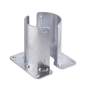 Mottez Befestigungsplatte M052V, für Basismodell Fahrradständer M051V/Verlängerung M051VSUI, B 70 x T 170 x H 150 mm, Metall