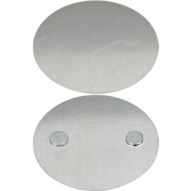 Mounting plate brennenstuhl® BR 1000, for smoke alarms, round, magnetic, self-adhesive, 2-part, Ø 70 mm, metal