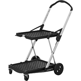 Móvil plegable CLAX®, volumen 46 l, sin caja, negro/negro