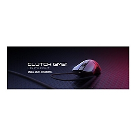 MSI Clutch GM31 - Maus - ergonomisch - optisch - 6 Tasten - kabelgebunden