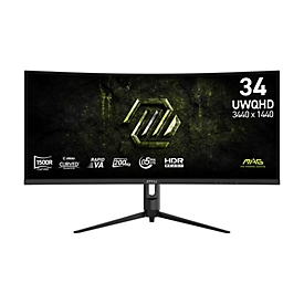 MSI MAG 342CQRFDE E20 - LED-Monitor - Gaming - gebogen - 86.4 cm (34")