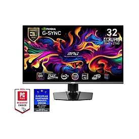MSI MPG 321URXDE QD-OLED - OLED-Monitor - Gaming - 80 cm (31.5") - 3820 x 2160 4K @ 240 Hz - 1000 cd/m²