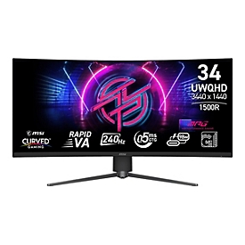 MSI MPG 346CQRFDE X24 - LED-Monitor - Gaming - gebogen - 86.4 cm (34")