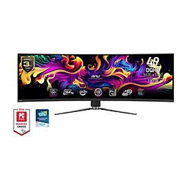 MSI MPG 491CQPDE QD-OLED - OLED-Monitor - Gaming - gebogen - 124.46 cm (49") - 5120 x 1440 Dual Quad HD @ 144 Hz