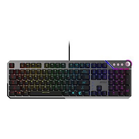 MSI STRIKE 600 - Tastatur - full size - hintergrundbeleuchtet - USB - QWERTZ