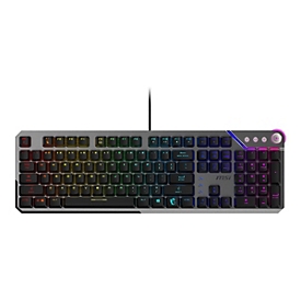 MSI STRIKE 600 - Tastatur - full size - hintergrundbeleuchtet - USB - QWERTZ