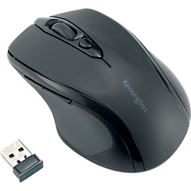 Muis Kensington MY310 EQ, draadloos, 6 knoppen en scrollwiel, 8000/1200/1600 dpi, PCR, zwart