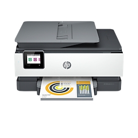 Multifunctionele inkjetprinter HP OfficeJet Pro 8022e, kleur/SW, 4-in-1, USB/LAN/WLAN, auto-duplex/mobiel printen, tot A4, incl. CMYK-inktcartridges