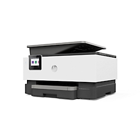 Multifunktionsdrucker HP OfficeJet Pro 9012e, Schwarzweiß/Farbe, 4-in-1, USB/LAN/WLAN, Auto-Duplex/Mobildruck, bis A4, weiß/basalt