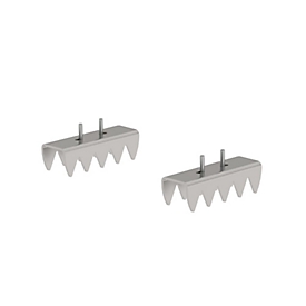 Munk nivello® binnenschoenenset, 2 stuks, klauwvorm, voor ladders vanaf 2019, gegroeide voet, robuust