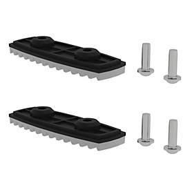 Munk nivello® voetplaat, betere grip, geschikt voor ladders vanaf 2019, 2 stuks, voor ladderboomhoogte 85/98 mm
