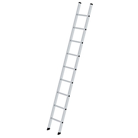 Munk® Sprossen-Anlegeleiter, Aluminium, Traglast 150 kg, Sprossenabstand 280 mm, B 350 mm, 9 Sprossen