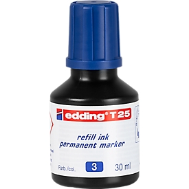 Nachfüll-Tusche edding T25 (Tropfdosierer), blau