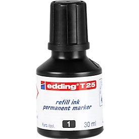 Nachfüll-Tusche edding T25 (Tropfdosierer), schwarz